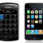 Blackberry und Iphone
